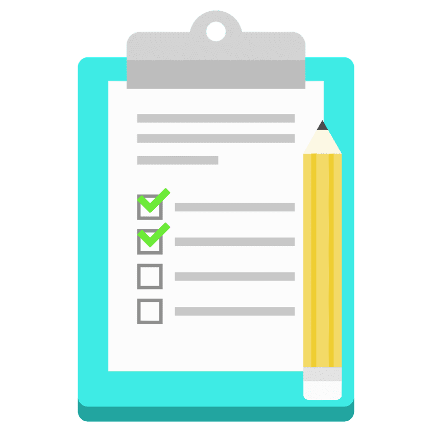 Free list notes icon illustration
